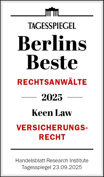 Top Kanzlei Versicherungsrecht 2025